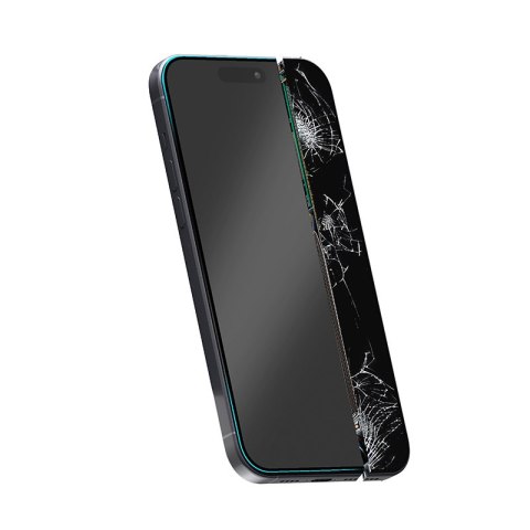 Szkło hybrydowe iPhone 15 Crong Nano Glass - Ochrona ekranu iPhone 15