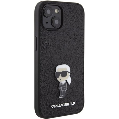 Etui na telefon iPhone 15 Karl Lagerfeld hardcase z metalowym pinem