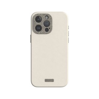 Etui iPhone 15 Moshi Napa MagSafe biały (Eggnog White)