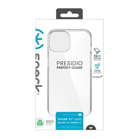 Etui na telefon iPhone 15 Speck Presidio Perfect-Clear przezroczyste