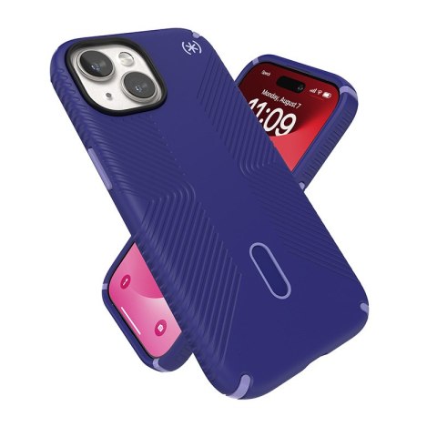 Etui na iPhone 15 Speck Presidio2 Grip ClickLock MagSafe Future Blue/Purple Ink