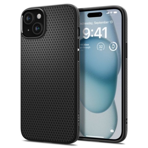 Etui iPhone 15 Spigen Liquid Air matowe czarne