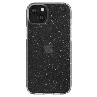 Etui iPhone 15 Spigen Liquid Crystal brokatowe przezroczyste