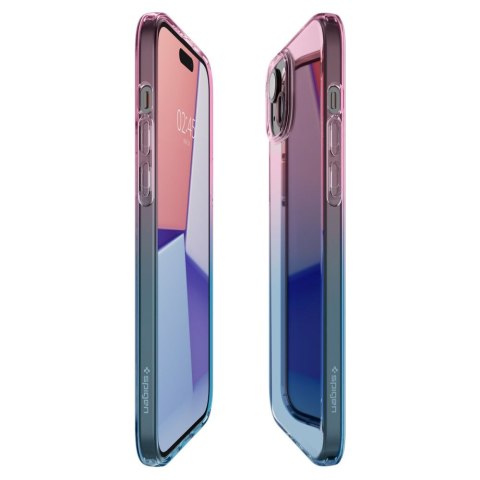 Etui na telefon iPhone 15 Spigen Liquid Crystal różowe - ochrona i styl