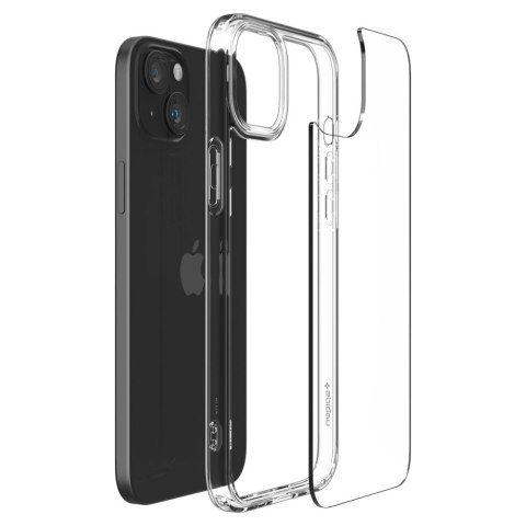 Etui na telefon iPhone 15 Spigen Ultra Hybrid przezroczyste 透明