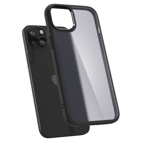 Etui na telefon iPhone 15 Spigen Ultra Hybrid Frost Black matowe