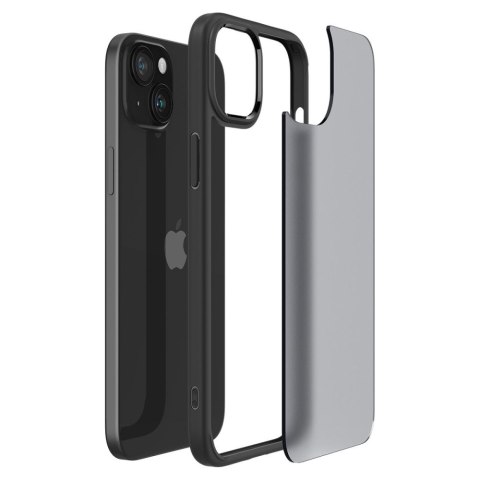 Etui na telefon iPhone 15 Spigen Ultra Hybrid Frost Black matowe