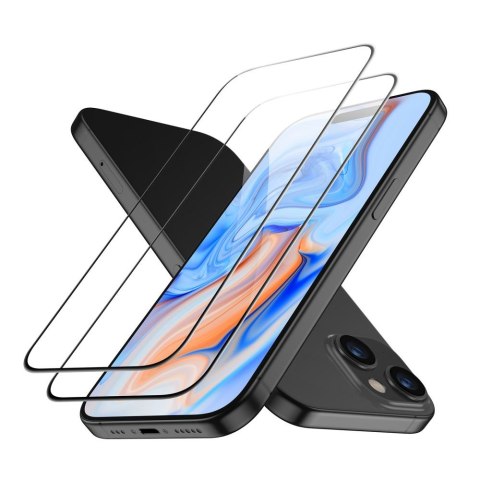 Szkło ESR Tempered Glass Apple iPhone 15 Black [2 PACK]