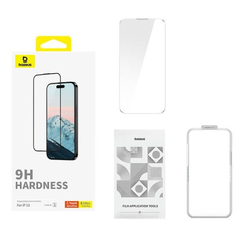 Szkło hartowane iPhone 15 Baseus Diamond