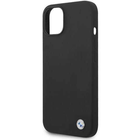 Etui na telefon iPhone 15/14/13 BMW czarne hardcase silikonowe