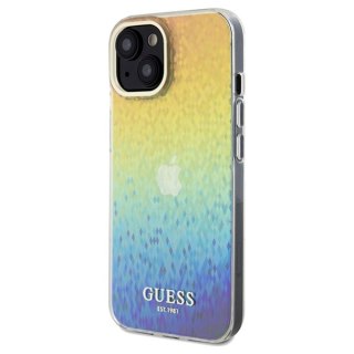 Etui na telefon iPhone 15/14 Guess wielokolorowe hardcase IML Mirror