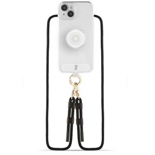 Etui Just Elegance PopGrip Apple iPhone 15 przezroczysty/clear