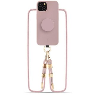 Etui Just Elegance PopGrip Apple iPhone 15 różowy/rose