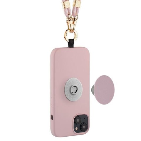 Etui Just Elegance PopGrip Apple iPhone 15 różowy/rose