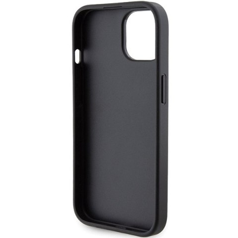 Etui na telefon iPhone 15 Karl Lagerfeld czarne hardcase Saffiano