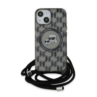 Etui na telefon iPhone 15/14/13 Karl Lagerfeld Crossbody MagSafe