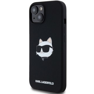 Etui na telefon iPhone 15/14/13 Karl Lagerfeld Choupette MagSafe czarne