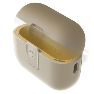 Etui UNIQ Clyde Lock Case Apple AirPods 1 / 2 beżowo-żółty/ivory-canary yellow