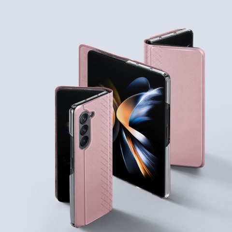 Etui na telefon Samsung Galaxy Z Fold 5 Dux Ducis Bril różowe