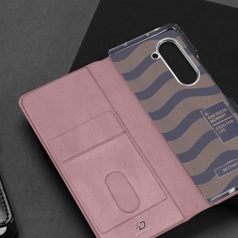 Etui na telefon Samsung Galaxy Z Fold 5 Dux Ducis Bril różowe