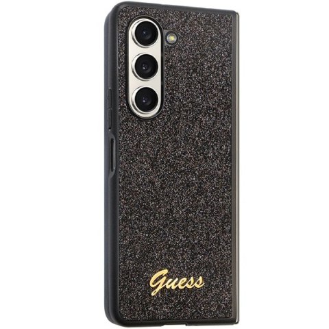 Etui na telefon Samsung Galaxy Z Fold 5 Guess czarne hardcase Glitter