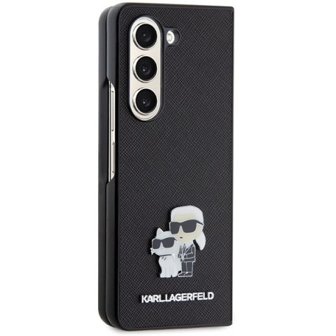 Etui na telefon Samsung Galaxy Z Fold5 Karl Lagerfeld Saffiano czarne