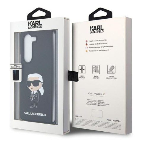 Etui na telefon Samsung Galaxy Z Fold5 Karl Lagerfeld Ikonik czarne