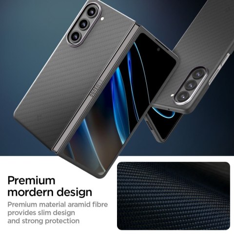 Etui na telefon Samsung Galaxy Z Fold 5 Spigen Airskin Pro czarne