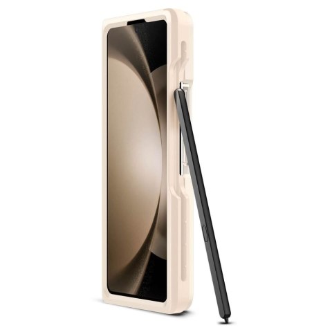 Etui na telefon Samsung Galaxy Z Fold 5 Spigen Thin Fit Pearled Ivory