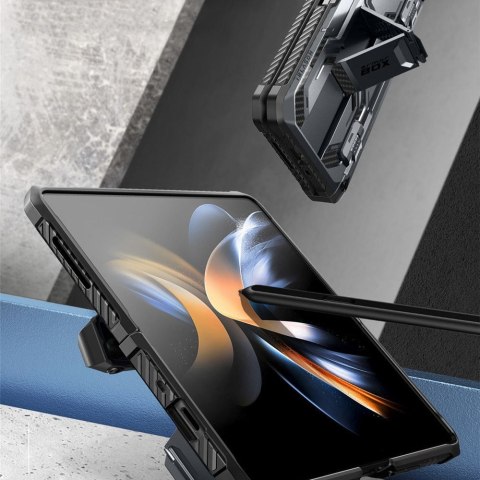 Etui na telefon Samsung Galaxy Z Fold 5 Supcase IBLSN PancerneBox Czarne