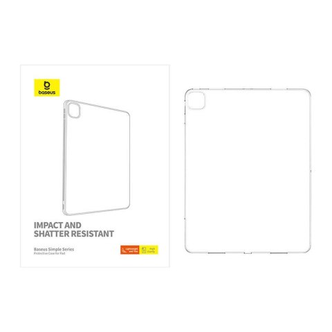 Etui Baseus Simple Apple iPad Air 10.9 2020/2022 (4. i 5. generacji) / iPad Air 11 2024 (6. generacji) przeźroczyste