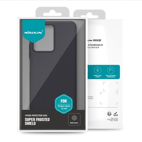 Etui Nillkin Frosted Shield Xiaomi Redmi Note 12 LTE Black