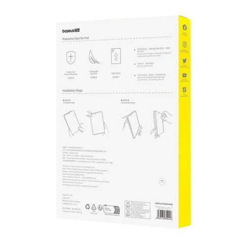 Etui Baseus Simple Apple iPad 9.7 2017/2018 (5. i 6. generacji) przeźroczyste