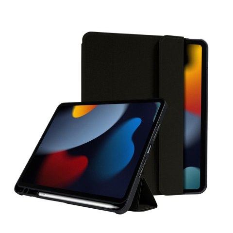 Etui Crong FlexFolio Apple iPad 10.2 2019/2020/2021 (7., 8. i 9. generacji) Pencil holder (czarny)