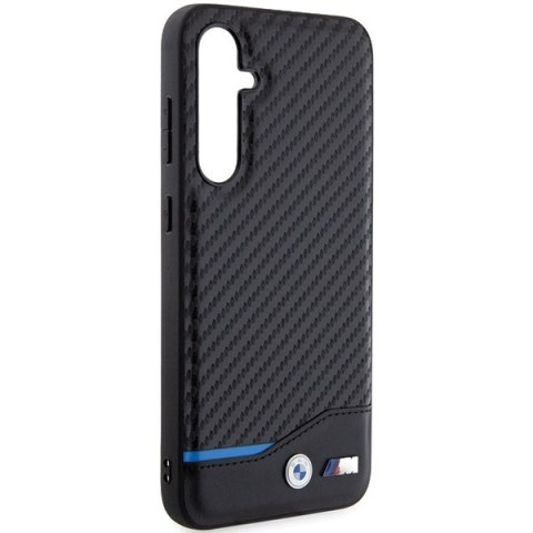 Etui BMW BMHCS23FE22NBCK Samsung Galaxy S23 FE Leather Carbon czarny/black