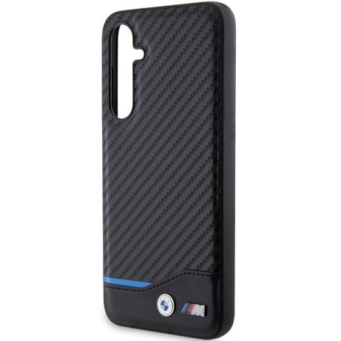 Etui BMW BMHCS23FE22NBCK Samsung Galaxy S23 FE Leather Carbon czarny/black