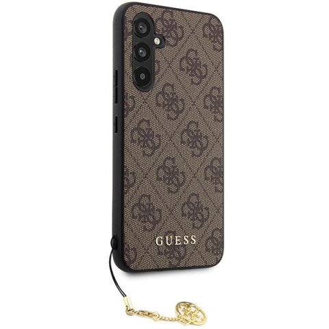 Etui Guess GUHCS23FEGF4GBR Samsung Galaxy S23 FE hardcase 4G Charms Collection brązowy/brown