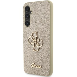 Etui Guess GUHCS23FEHG4SGD Samsung Galaxy S23 FE hardcase Glitter Script Big 4G złoty/gold