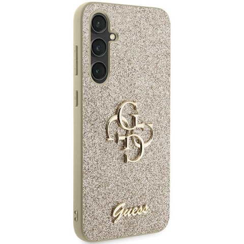 Etui Guess GUHCS23FEHG4SGD Samsung Galaxy S23 FE hardcase Glitter Script Big 4G złoty/gold