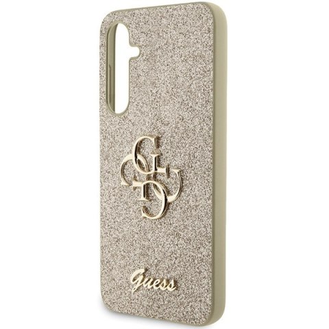 Etui Guess GUHCS23FEHG4SGD Samsung Galaxy S23 FE hardcase Glitter Script Big 4G złoty/gold