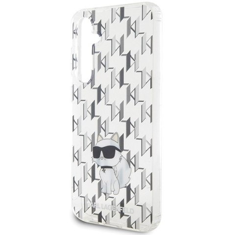 Etui Karl Lagerfeld KLHCS23FEHNCMKLT Samsung Galaxy S23 FE hardcase Monogram Choupette transparent