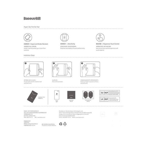 Szkło hartowane Baseus Apple iPad mini 2021 (6. generacji)