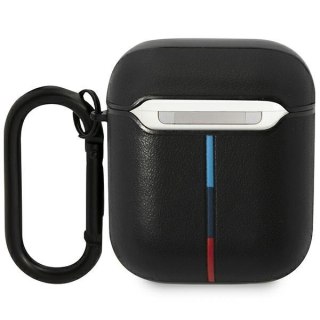 Etui BMW BMA222PVTK Apple AirPods 2/1 czarny/black Leather Curved Line