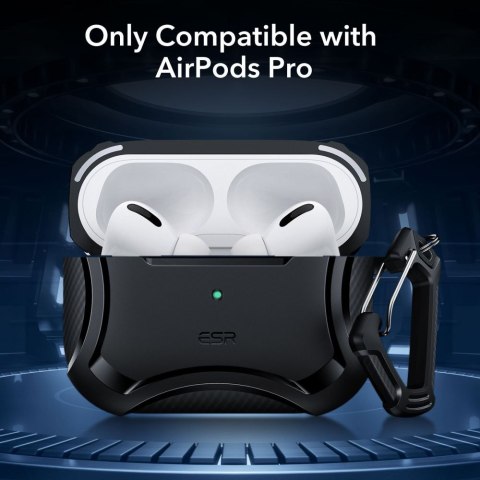 Etui na AirPods 2 Pro / 1 Pro ESR Cyber Armor Halolock MagSafe Czarny