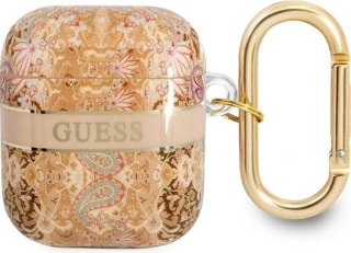 Etui Guess GUA2HHFLD Apple AirPods złoty/gold Paisley Strap Collection