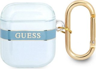 Etui Guess GUA2HHTSB Apple AirPods niebieski/blue Strap Collection