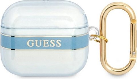 Etui Guess GUA3HHTSB Apple AirPods 3 niebieski/blue Strap Collection