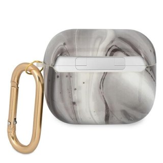 Etui na AirPods 3 Guess GUA3UNMK czarne Marble Collection