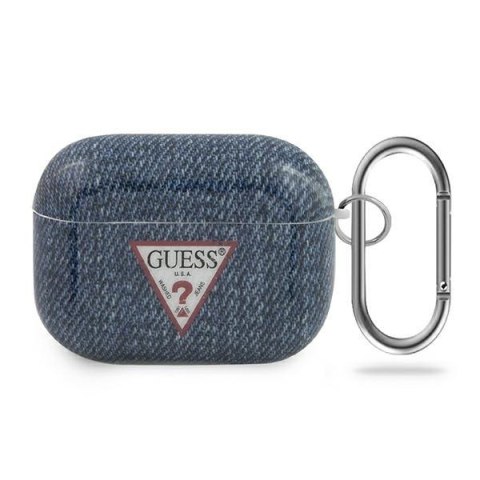 Etui na AirPods Pro Guess GUACAPTPUJULDB granatowe Jeans Collection