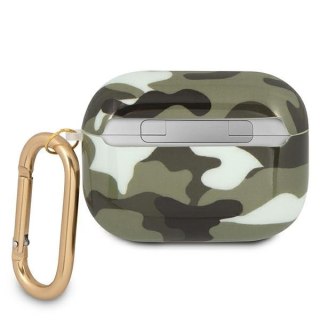 Etui na AirPods Pro Guess GUAPUCAMA zielone/khaki Camo Collection